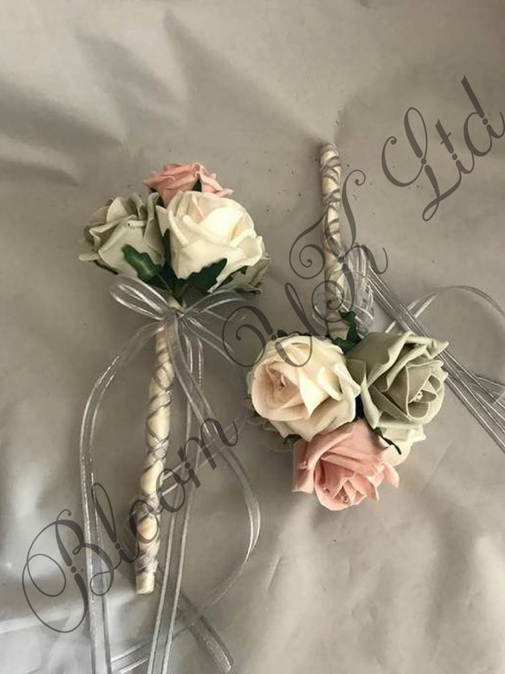 Flower Girl Wand wedding magic wand flower wand artificial
