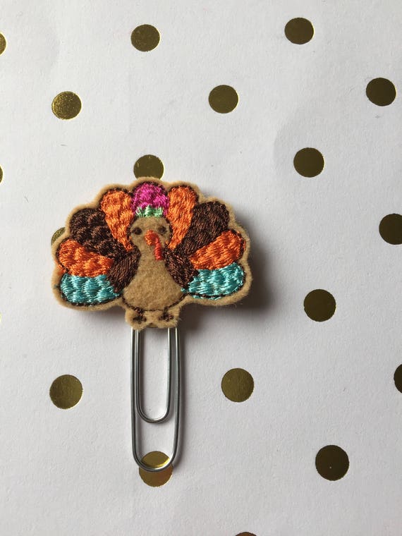 Lilly Turkey planner Clip/Planner Clip/Bookmark. Holiday Planner Clip. Fall Planner Clip. Thanksgiving Planner Clip. Turkey Planner Clip
