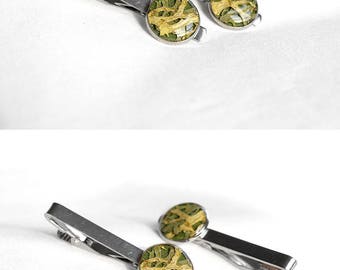 Unique gift for him Tie clips for gift for father day Wedding gift for groom Anniversary gift for boyfriend Gift for husband Gift brother