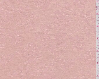 Peach Floral Jacquard, Fabric By The Yard