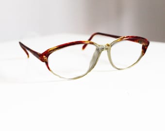 Vintage glasses. 80's. Cat eye style. Made in Europe