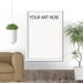 Etsy Listing Template for Art, Photography, A4 Mockup, A3 Frame White, A4 Art mockup, Etsy Mockup, A5 Frame, Blank Frame, Instagram Template