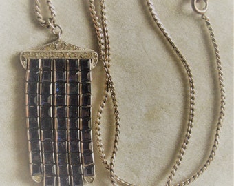 Art Deco Paste Flapper Necklace