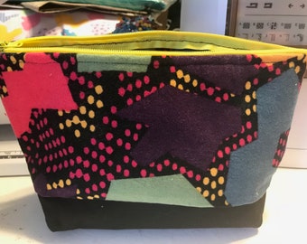 colorful burst make up bags