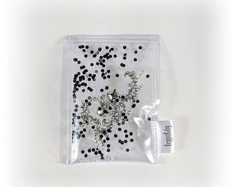 Infant Toddler Discovery Pouch with Confetti and Bells