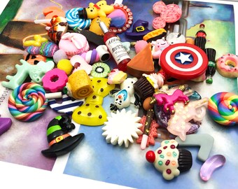 20 PC Assorted Inspired Flatback cabs Cabochon Resins Embellishment Mixed AI3818
