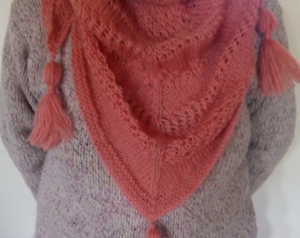 HAND-KNITTED SHAWL