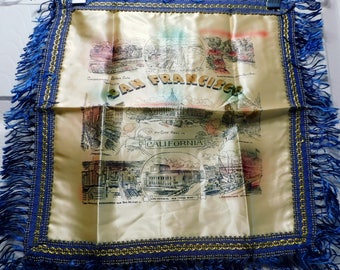 Vintage San Francisco, California Souvenir Pillow Cover-Never Used-NOS