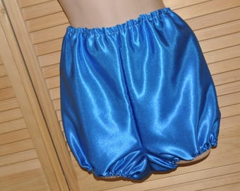 Lovely silky soft satin bloomers / boxers, rich blue satin....! Sissy Lingerie