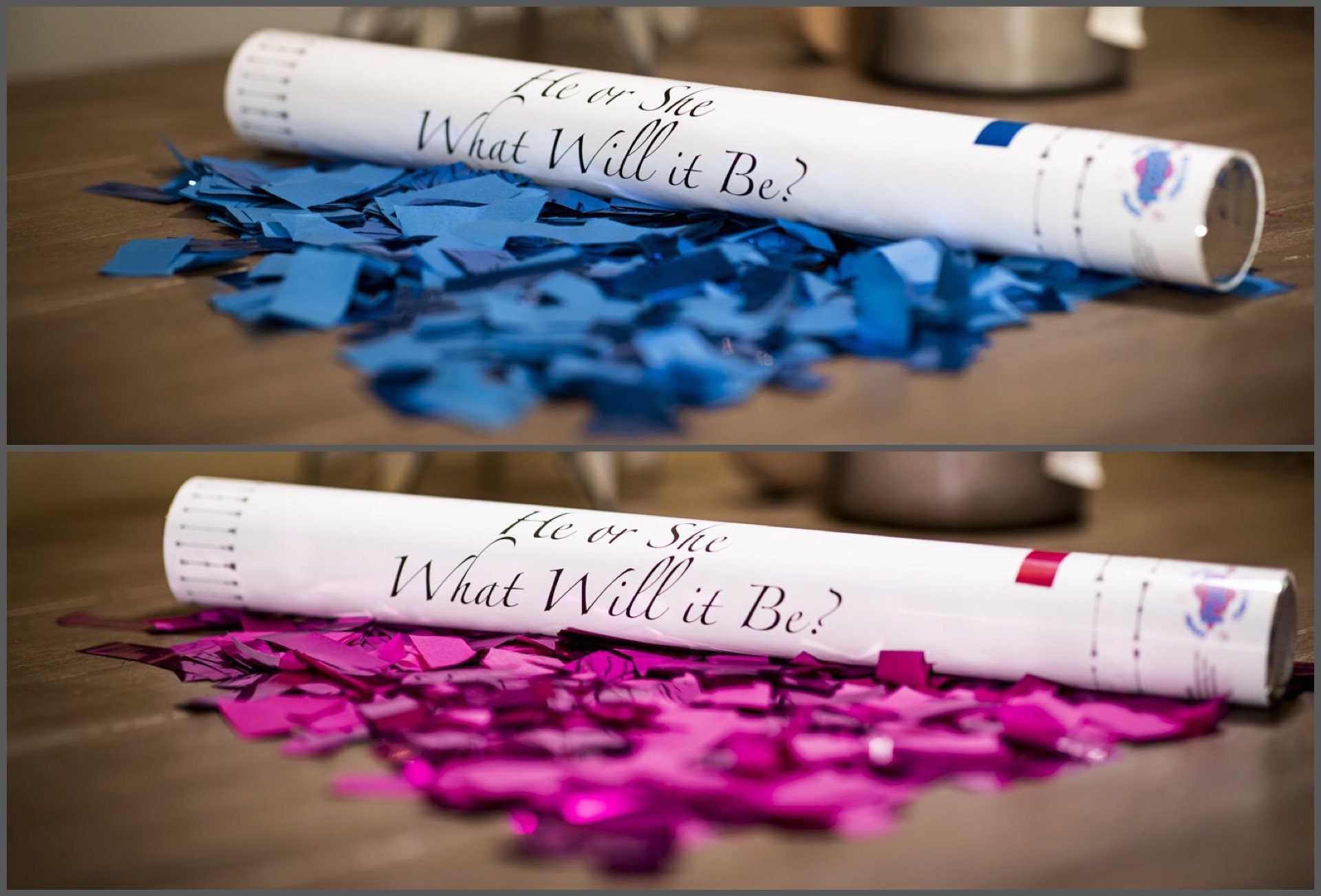 Gender reveal poppers serreenterprise