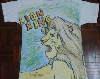 Tshirt The lion king (vintage and fullprint)