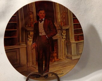 Bradford Exchange "Gone With The Wind" Collector Plates "Rhett" 1981