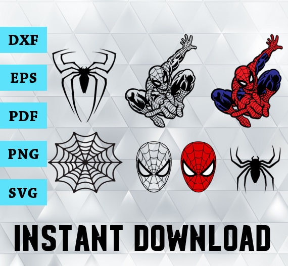 Spiderman Svg Spiderman Clipart Spiderman Silhouette SVG