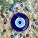 Turkish evil eye beads - 7cm evil eye - nazar beads - nazar boncuk - evil eye wall hanging - greek evil eye beads - evil eye home decor