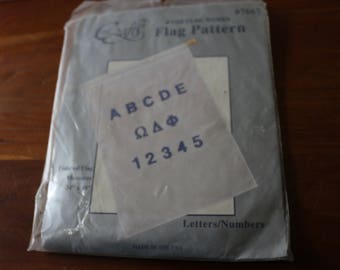 30 Flag pattern finished Size 34 x 28. Never used.