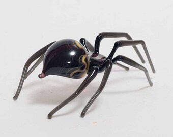 Glass Hand-Blown Spider Collectible Figurine