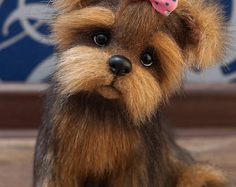 Puppy Carrie Yorkies! Yorkshire Terrier, York toy, Toy, little York, Terrier , dog, plush dog, plush toy, teddy york,