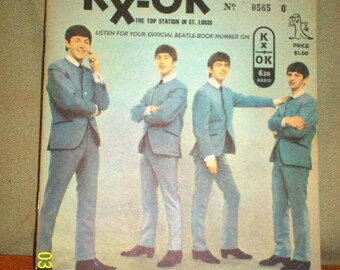 Beatles Program from 1964 concert at the St. Louis Theatre (now Powell Hall)