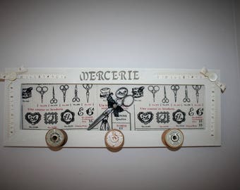 Hook on the theme of vintage haberdashery