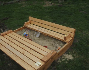 Sandbox With Built In Seats Woodworking Plans