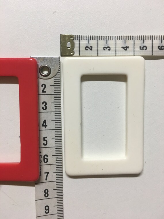 HIGH density plastic LARGE BUCKLE (4.5cm x 6.5cm) for swimsuit/fashion garments