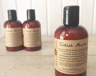 Turkish Mocha Body Lotion - Coconut Milk & Aloe Body Lotion with Cocoa Butter