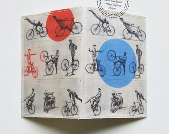 Passport Cover - vintage cycling tricks