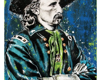 George Custer - 12 x 18 High Quality Art Print