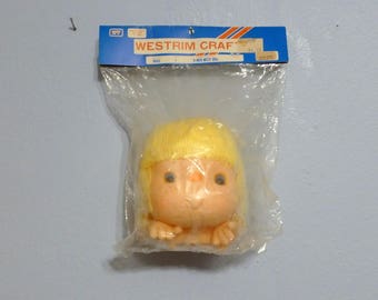 Westrim Craft Doll Head and Hands Style 9603 Mitzy Head & Hands 6" Vintage Craft Supplies