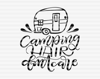 Download Camping hair svg | Etsy