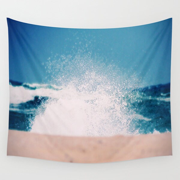 Ocean tapestry tapestry wall hanging ocean decor photo