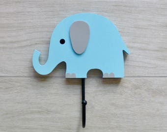 Wall hooks, Coat hooks, Kids room decor, Kids wall hooks, Wall decorations - Elephant nursery decor
