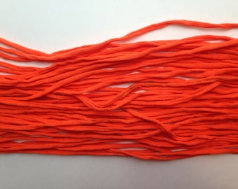 T-shirt Yarn, Bright Orange from Upcycled cotton T-shirt