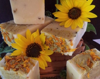 Sunny Kansas Sunflower Soap
