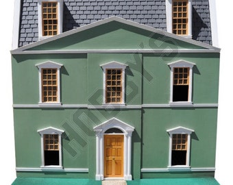 12th Scale DOLLS HOUSE PLAN to make a Regency House, Instruction Sheets x 2, Brand New
