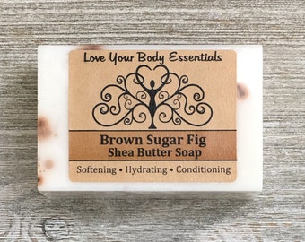Brown Sugar Fig soap vegan soap mens soap natural soap handmade soap bar soap organic soap all natural soap best soap for dry skin