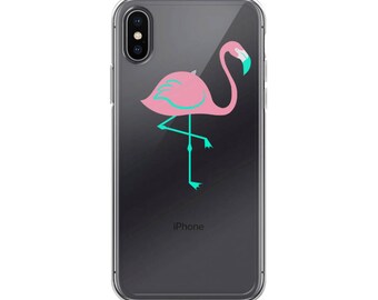 Pretty in Pink Flamingo iPhone Case