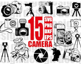 CAMERA SVG, photo svg, photography svg, digital camera, camera clipart, photographer svg, shooting svg, clipart, stencil, decal, cut files