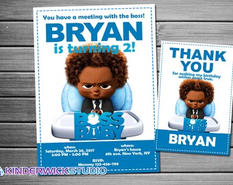 Boss Baby Birthday Printable Party Pack Boss Baby Birthday
