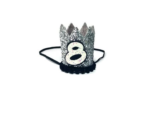 8th Birthday Crown || Any Age || Dog Birthday Hat || Pet Party || Birthday Crown