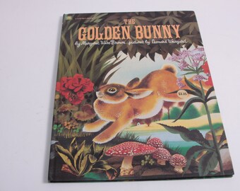The Golden Bunny by Margaret Wise Brown - Vintage 1950s 1960s Picture Book~ The Pink Room ~ 170306