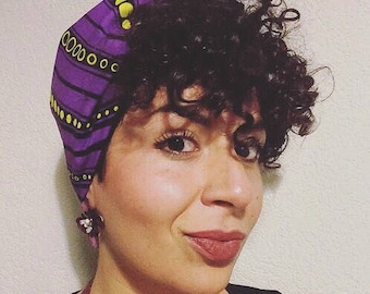 MY TRIBE headwrap 'Purple Sunshine'