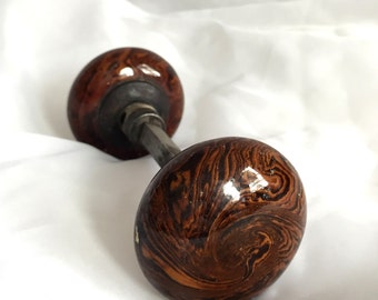 Vintage Faux Bois Door Handle