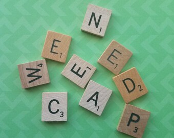 Scrabble Tiles- Small Assortment