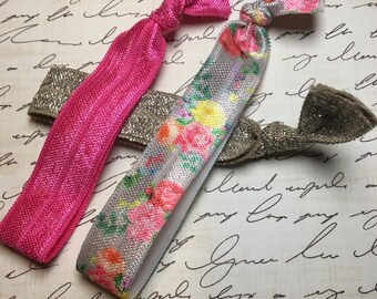 Hair Elastics Assortment set of 3
