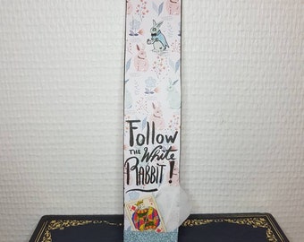 Large bookmark "White Rabbit"
