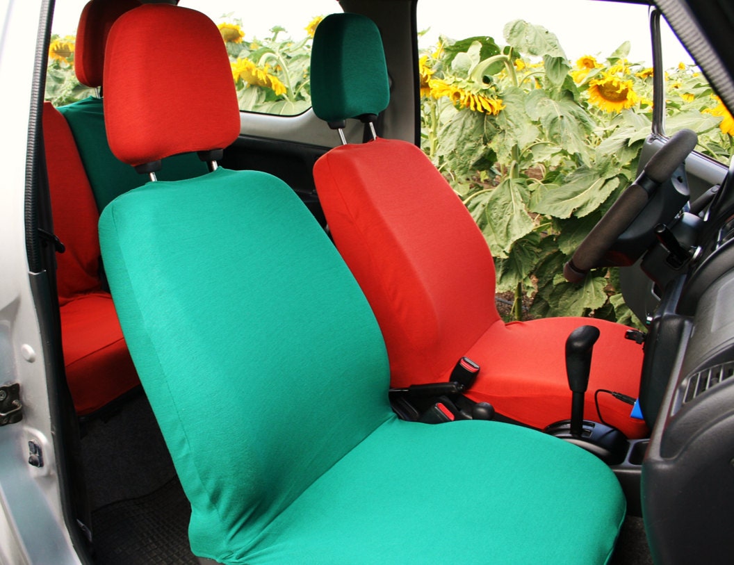 Mix & match colors car seat covers fuxia pink forest green Mix & match colors car seat covers fuxia pink forest green