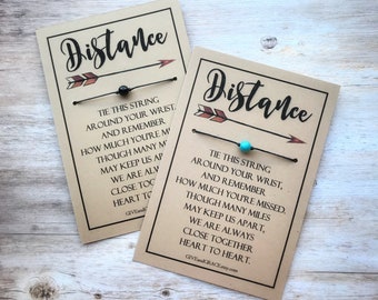Distance Bracelet | Long Distance Friendship Bracelet