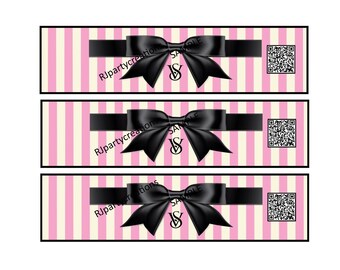 Designer Water Bottle Labels