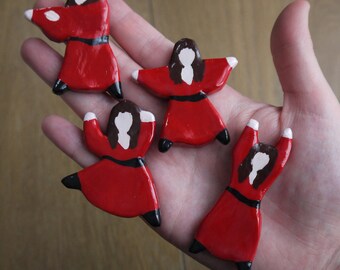 Full Set of Dancing Kate Bush Pins